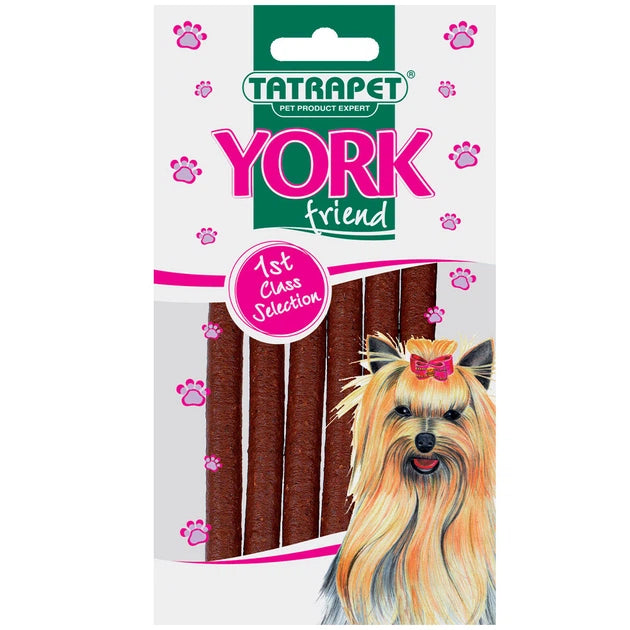 Ласощі для собак York, яловичі палички, 45 грамів / 6 штук