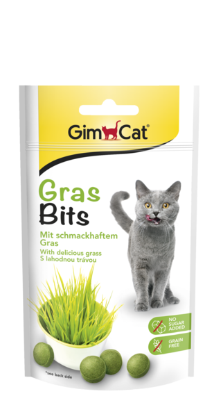GimCat Gras Bits Вітамінізовані травяні кульки для котів, ціна за 1 шт