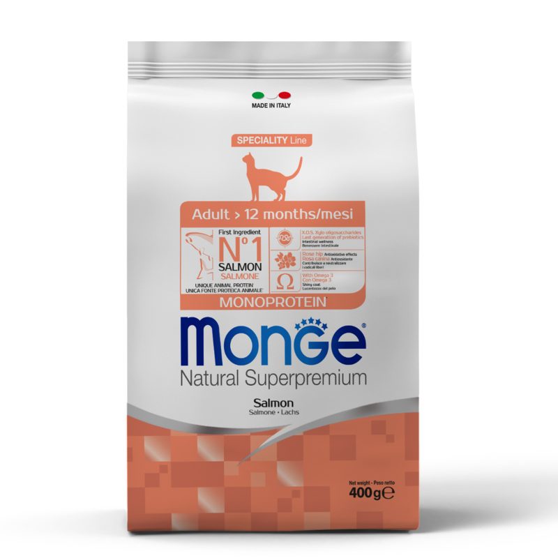 Monge Cat Adult з лососем 400г.