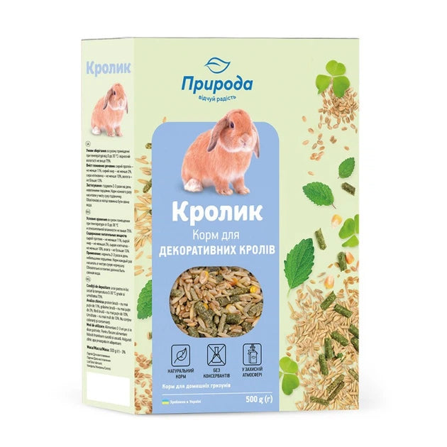 Корм Природа для кролика 500г