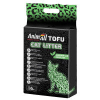 Соєвий наповнювач AnimAll Tofu, для котів, 6 літрів (2,6 кг) Зелений чай