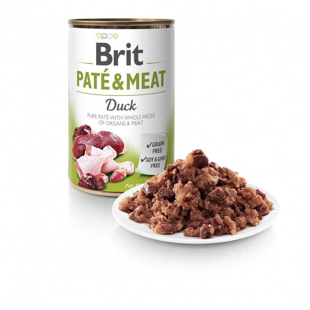 Brit Care Pate & Meat для собак, з качкою