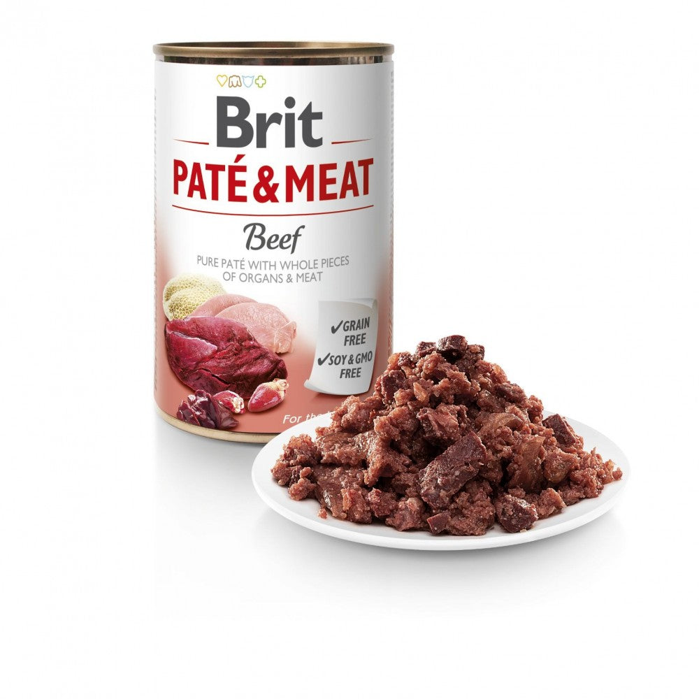 Brit Care Pate & Meat для собак, з яловичиною та індичкою