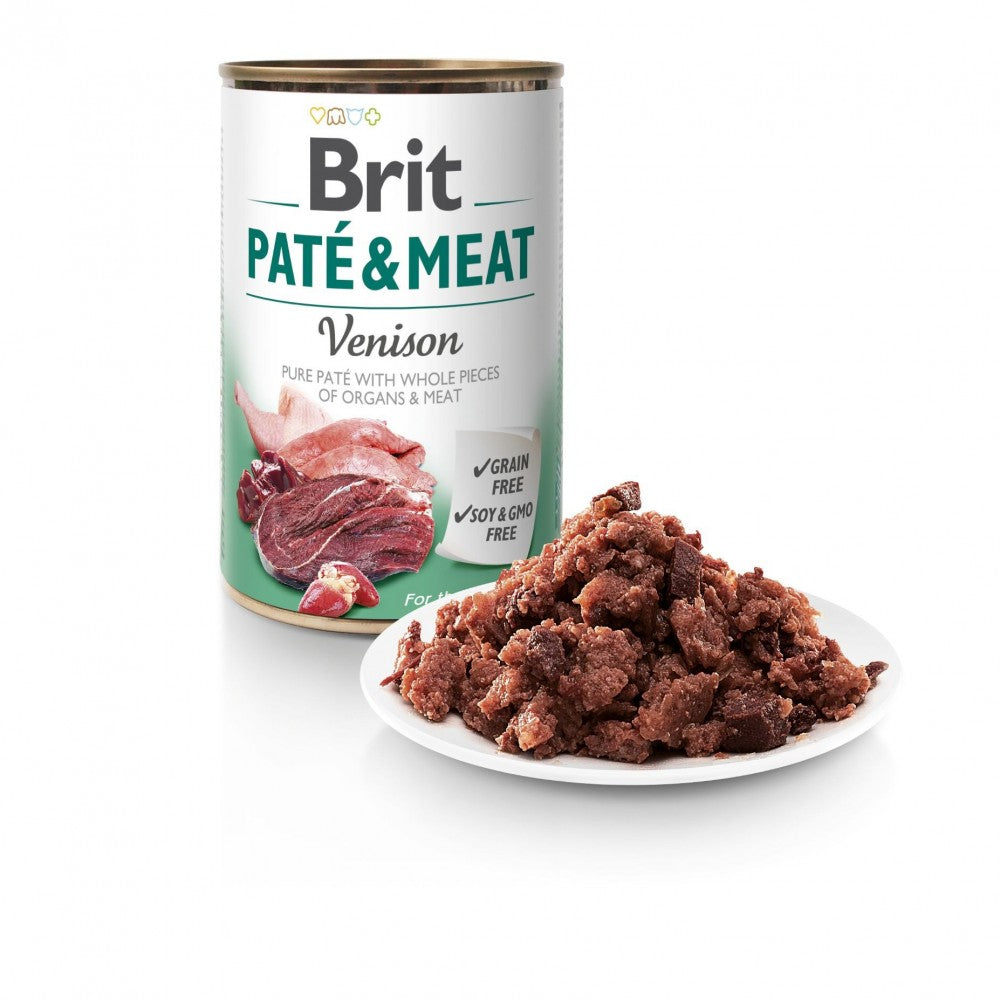 Brit Care Pate & Meat для собак, з олениною