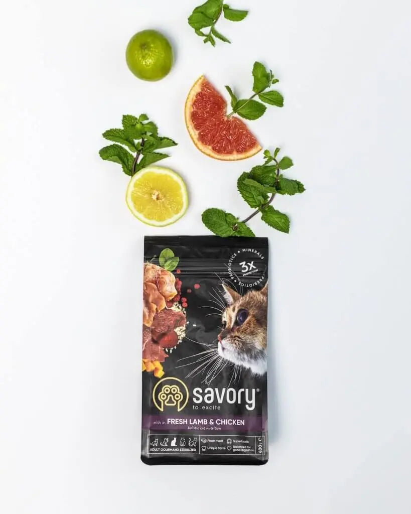 Savory Adult Cat Steril Fresh Lamb and Chicken 0,4кг.