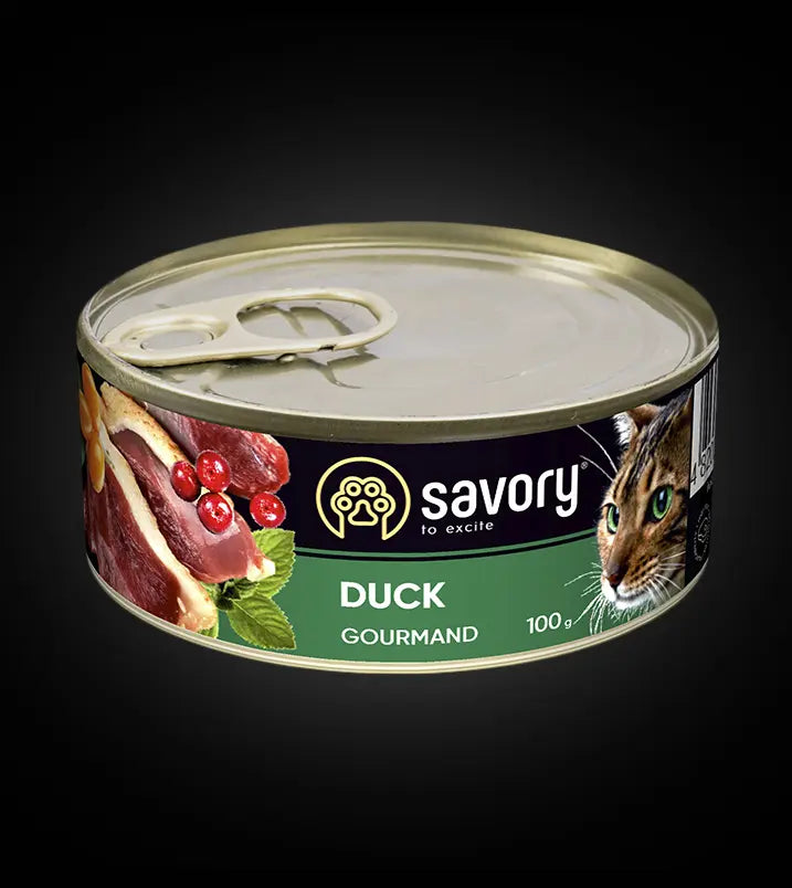 Savory Cat Gourmand Duck pate 100г.