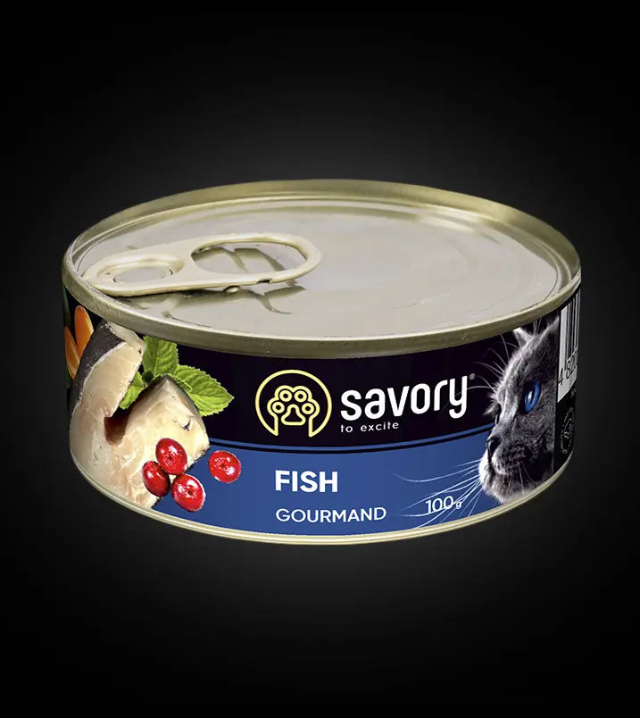 Savory Cat Gourmand Fish pate 100г.