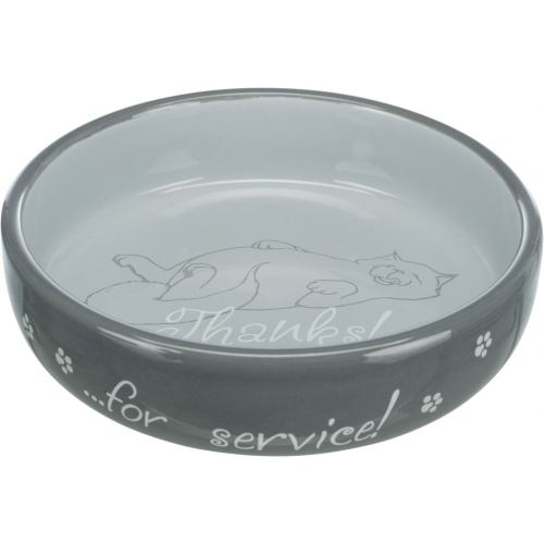 Миска Trixie для котів коротконосих порід, керамічна, 15 см, 300 мл