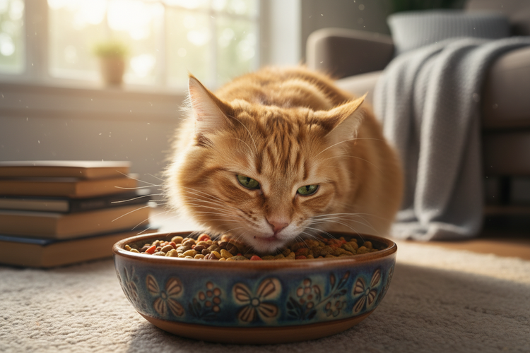 Корм для котів сухий