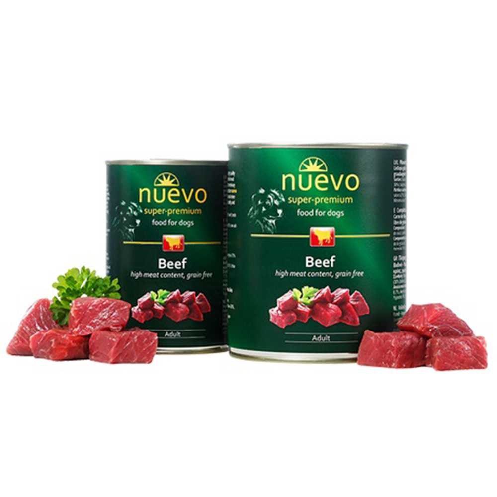 Корм конс. NUEVO ADULT з яловичиною, для собак, 400г.