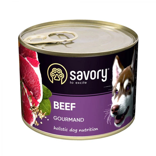 Вологий корм для собак Savory з яловичиною, 200г