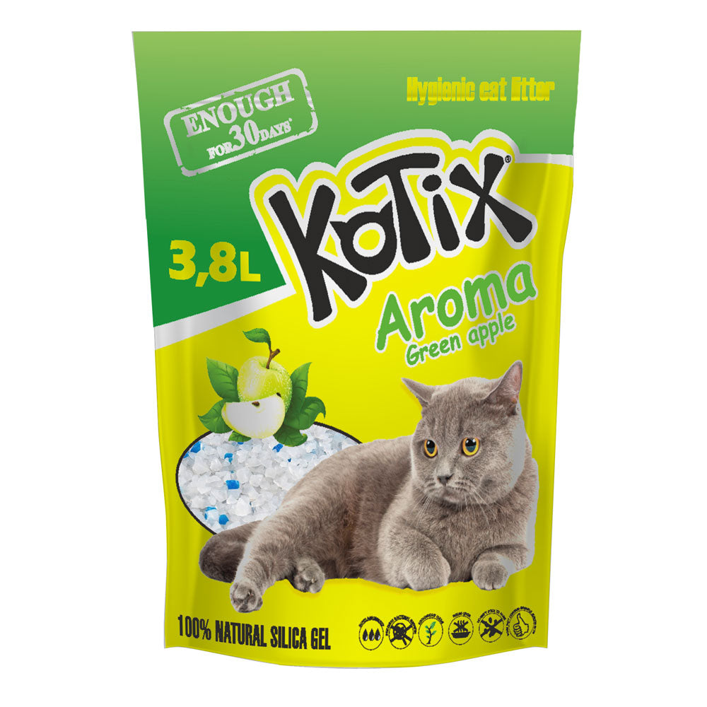 Наповнювач д/туалету KOTIX 3,8 L Green Apple