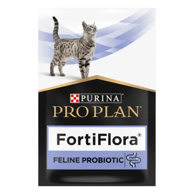 PRO PLAN FortiFlora Пробіотична добавка для котів.