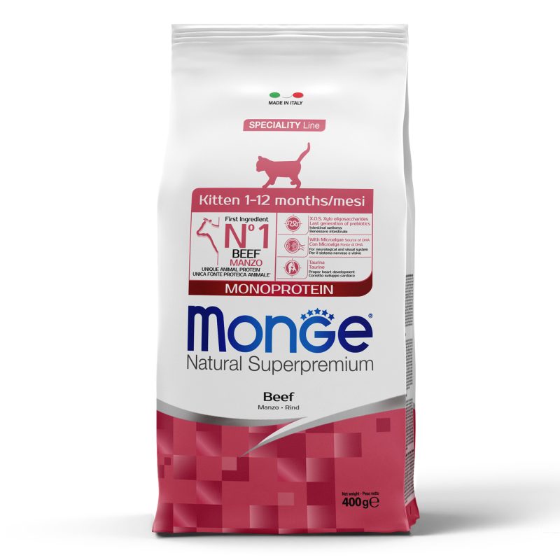 Monge Cat Kitten з яловичиною 400г.