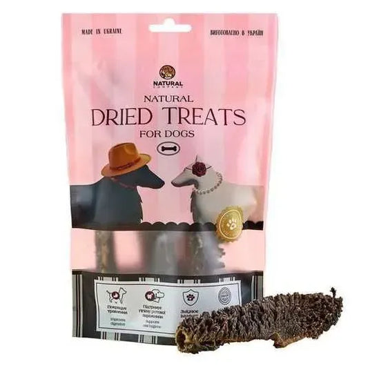 Ласощі для собак Natural Рубець яловичий, 100 г