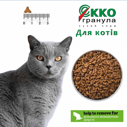 Сухий корм для котів «Допомога виведенню шерсті» 10кг.