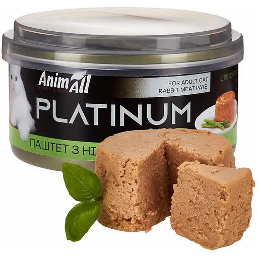 AnimAll Platinum Cat Rabbit Meat Pate 70г.