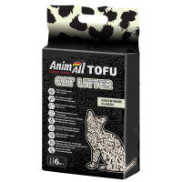 Соєвий наповнювач AnimAll Tofu, для котів, 6 літрів (2,6 кг) Класік
