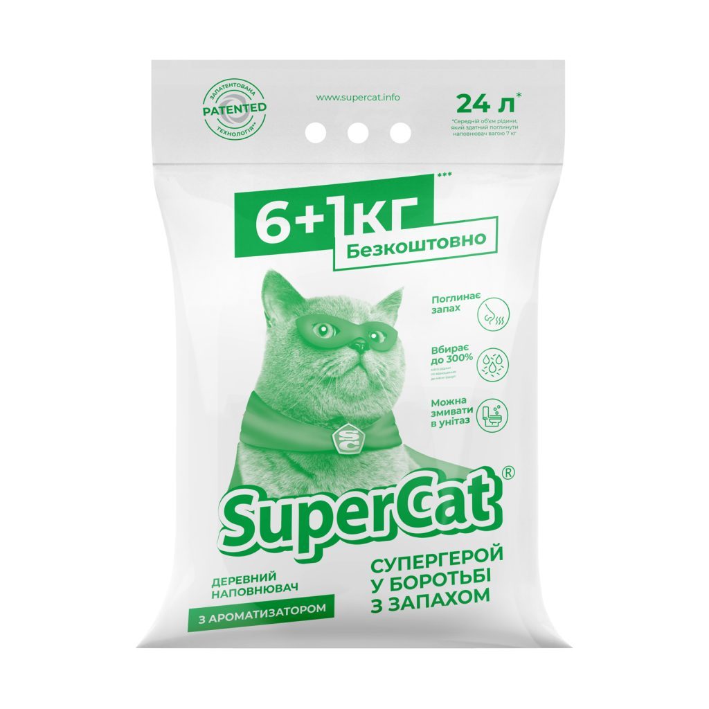 SuperCat З АРОМАТИЗАТОРОМ 7 кг.