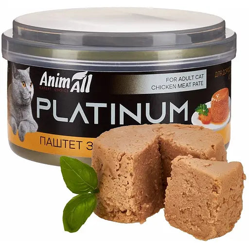 AnimAll Platinum Cat Chicken Meat Pate 70г.
