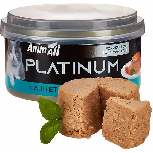 AnimAll Platinum Cat Tuna Meat Pate 70г.
