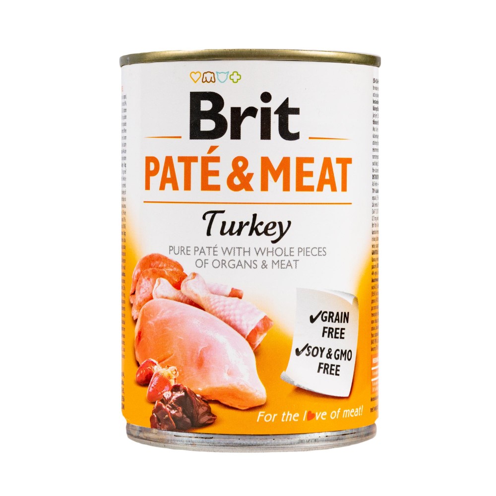 Brit Care Pate & Meat для собак, з індичкою