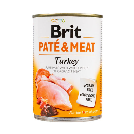 Brit Care Pate & Meat для собак, з індичкою