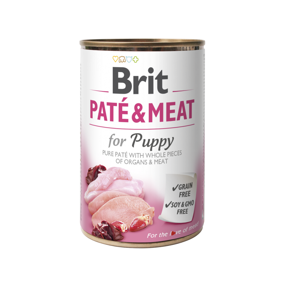 Brit Care Pate & Meat для цуценят, з куркою та індичкою