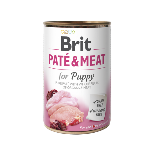 Brit Care Pate & Meat для цуценят, з куркою та індичкою