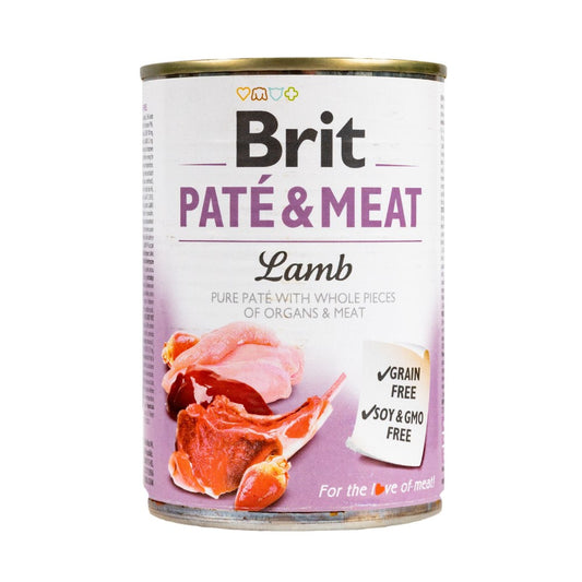 Brit Care Pate & Meat для собак, з ягням