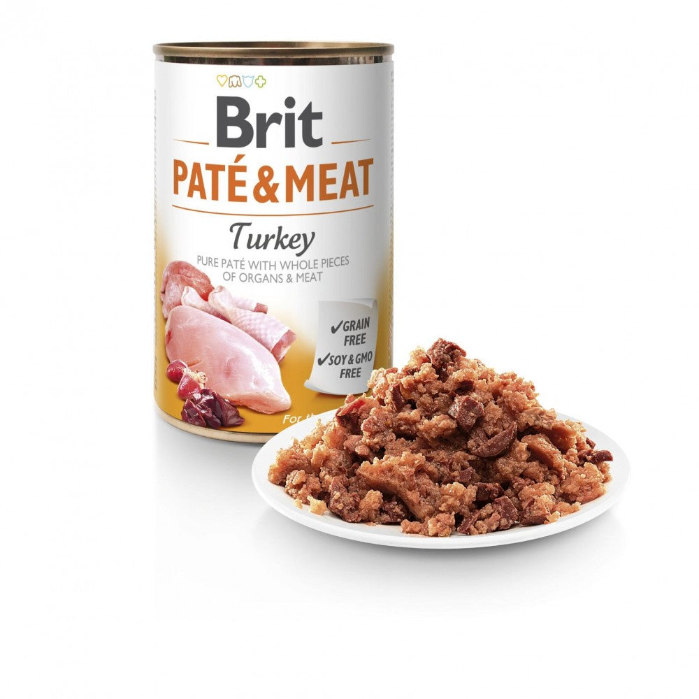 Brit Care Pate & Meat для собак, з індичкою