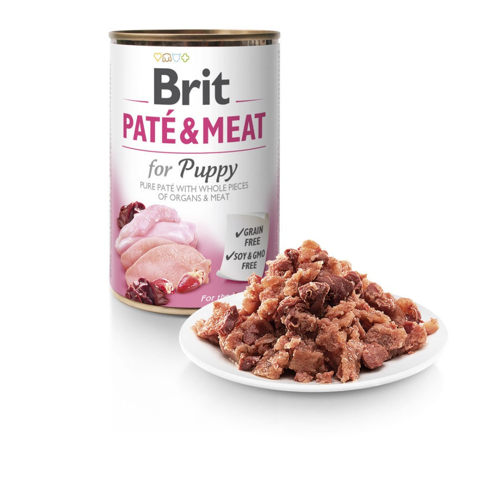 Brit Care Pate & Meat для цуценят, з куркою та індичкою