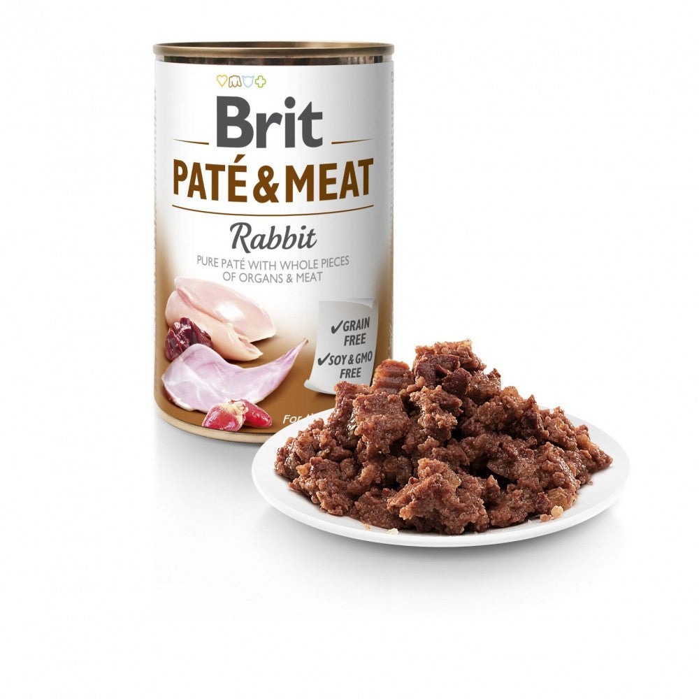 Brit Care Pate & Meat для собак, з кроликом