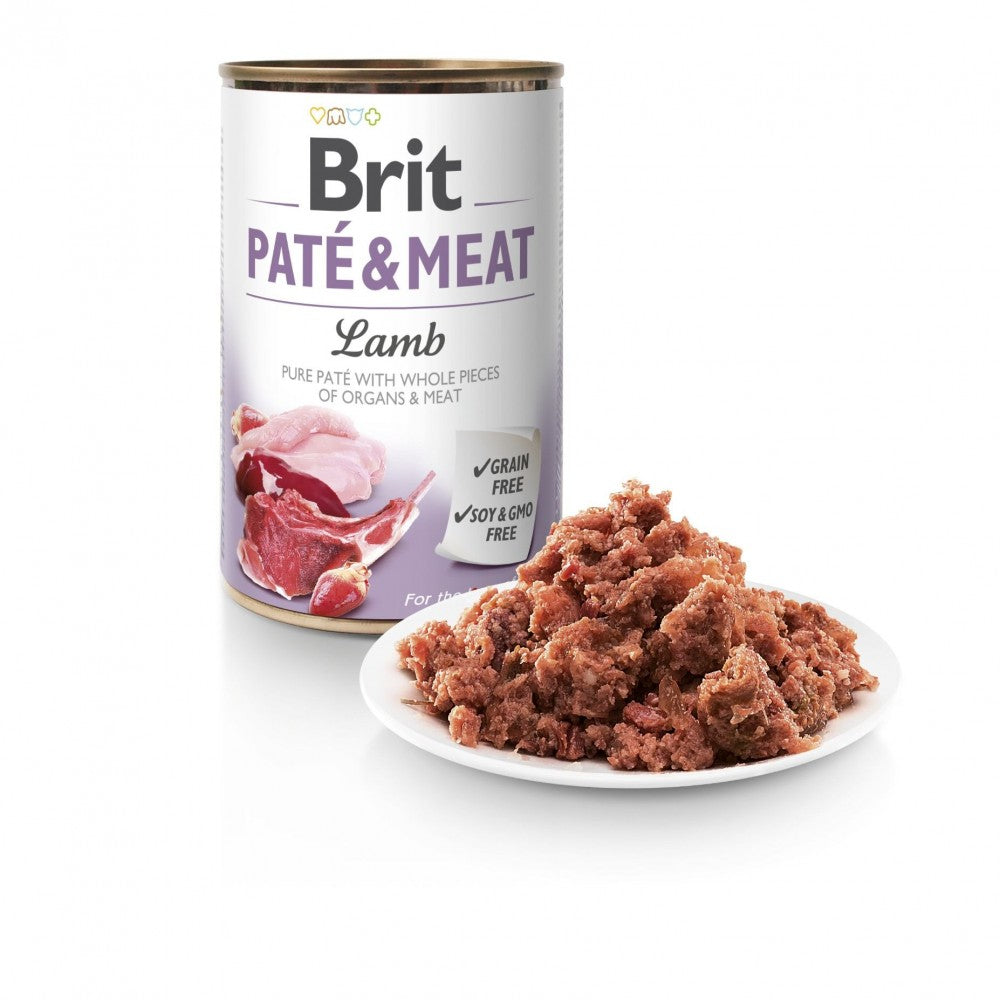 Brit Care Pate & Meat для собак, з ягням