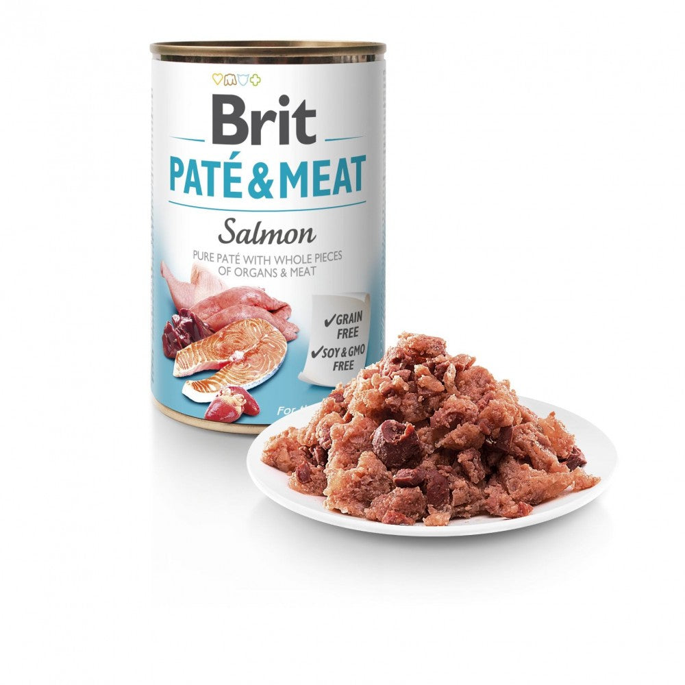 Brit Care Pate & Meat для собак, з лососем