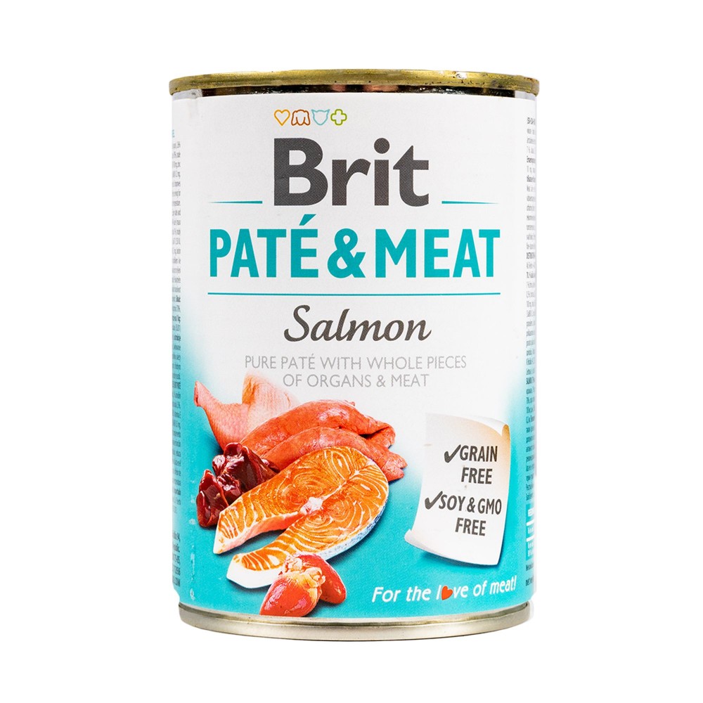 Brit Care Pate & Meat для собак, з лососем