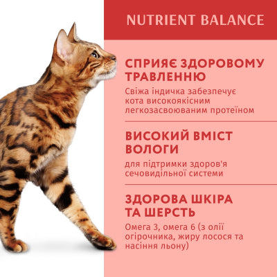 Вологий корм Optimeal з індичкою у гарбузовому соусі для дорослих котів