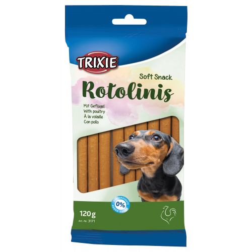 Ласощі Trixie Soft Snack Rotolinis для собак палички з м'ясом домашніх птахів 120г.