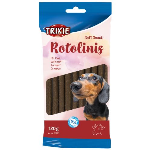 Ласощі Trixie Soft Snack Rotolinis для собак палички з яловичиною 120г.