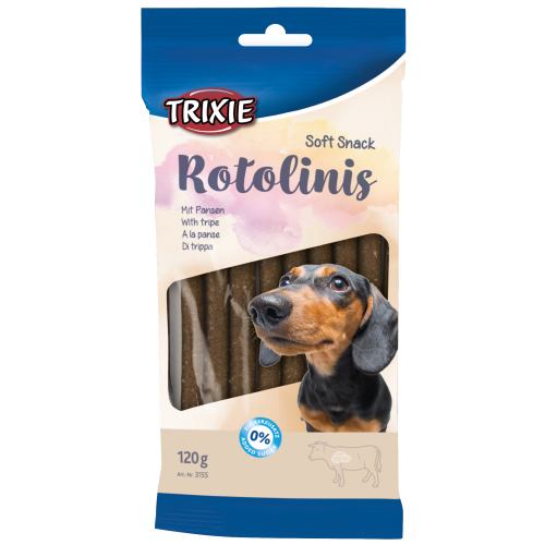 Ласощі Trixie Soft Snack Rotolinis для собак палички з рубцем 120г.