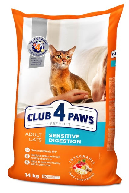 Клуб 4 Лапи Adult Cats Sensitive Digestion - сухий корм для котів з чутливим травленням