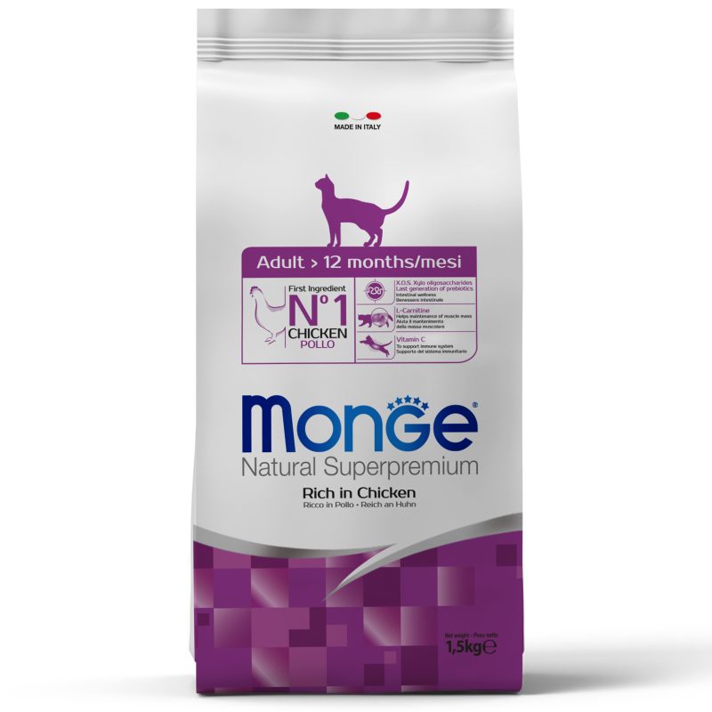 Monge Cat Adult з куркою 1,5кг.