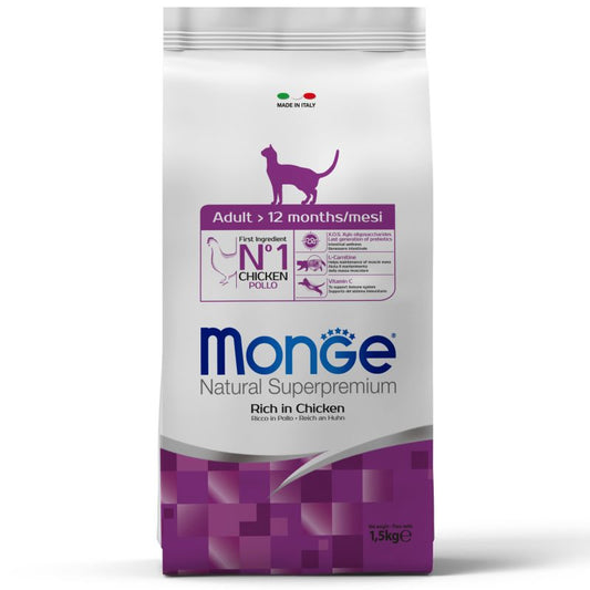 Monge Cat Adult з куркою 1,5кг.