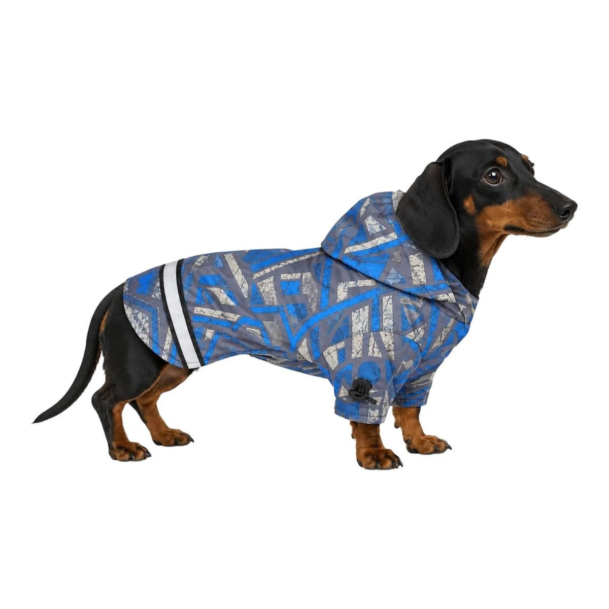 жилет Diego jacket М/6 блакитна геометрія