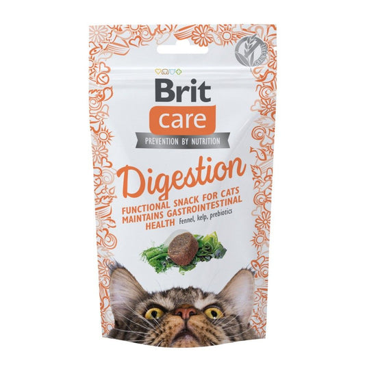 Функціональні ласощі для котів Brit Care Cat Snack Digestion з тунцем, 50г.