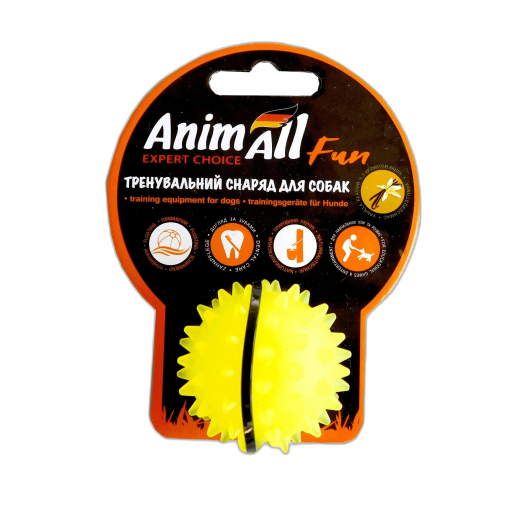 Іграшка AnimAll Fun мʼяч каштан для собак, 5 см