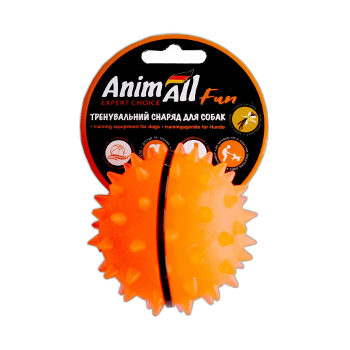 Іграшка AnimAll Fun мʼяч каштан для собак, 7 см