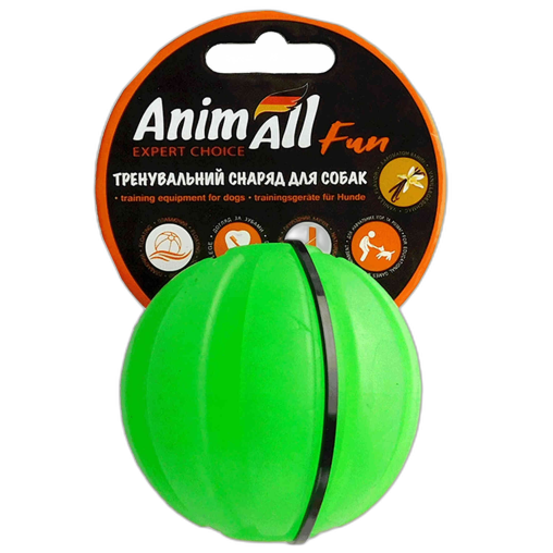 Іграшка AnimAll Fun тренувальний мʼяч для собак, 7 см