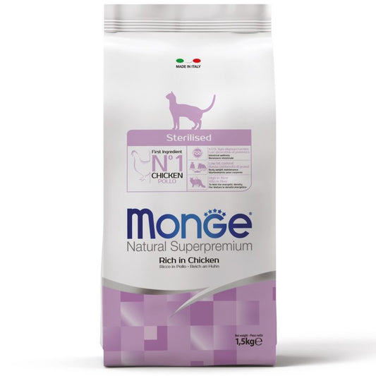 Monge Cat Sterilised з куркою 1,5г.